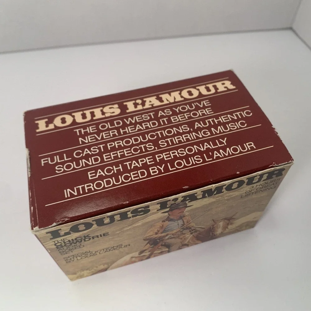 Louis L'Amour - The Chick Bowdrie Box Set Audio Book 3 Cassette Tapes‎